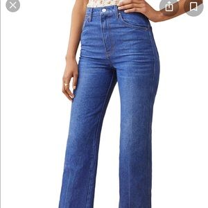 Reformation Blue Straight Leg Jeans